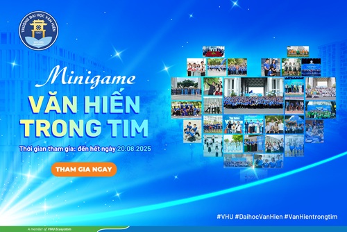 Minigame “Văn Hiến Trong Tim” – kết nối cảm xúc của những trái tim Văn Hiến!