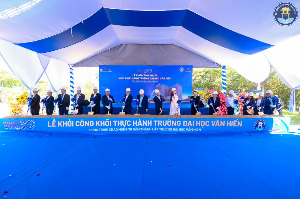 Trường Đại học Văn Hiến khởi công Khối thực hành VHU30