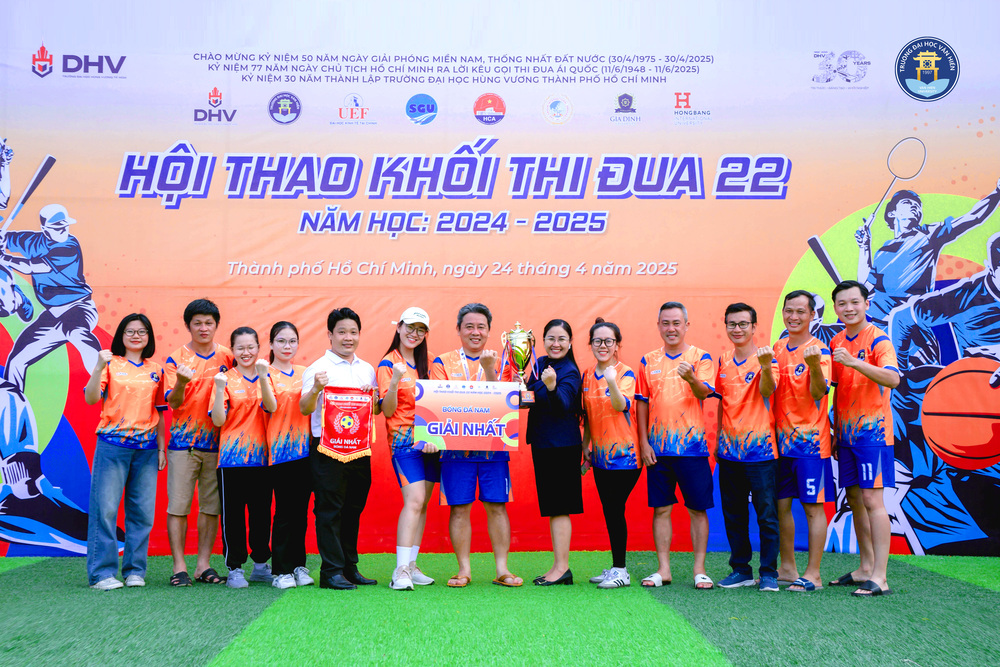 Đại học Văn Hiến ghi dấu ấn tại “Hội thao Khối thi đua 22” 