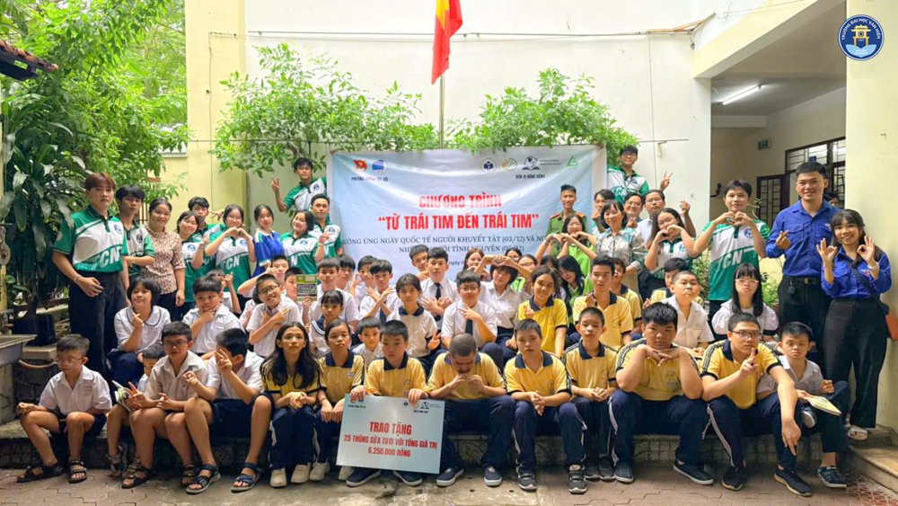 Hành trình sẻ chia bằng sự tử tế: sinh viên Trường Đại học Văn Hiến lan tỏa giá trị nhân văn từ những điều giản dị