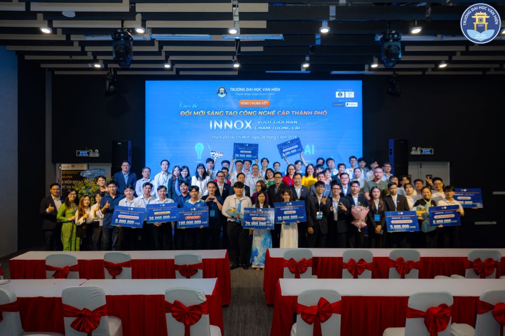 Sinh viên Văn Hiến đạt Giải Đặc biệt Cuộc thi Đổi mới sáng tạo cấp Thành phố “InnoX 2026: Vượt giới hạn – Chạm tương lai”