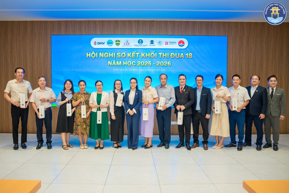 Trường Đại học Văn Hiến tổ chức hội nghị sơ kết khối thi đua 18 năm học 2025 – 2026: Đánh giá kết quả và định hướng nhiệm vụ 06 tháng cuối năm 