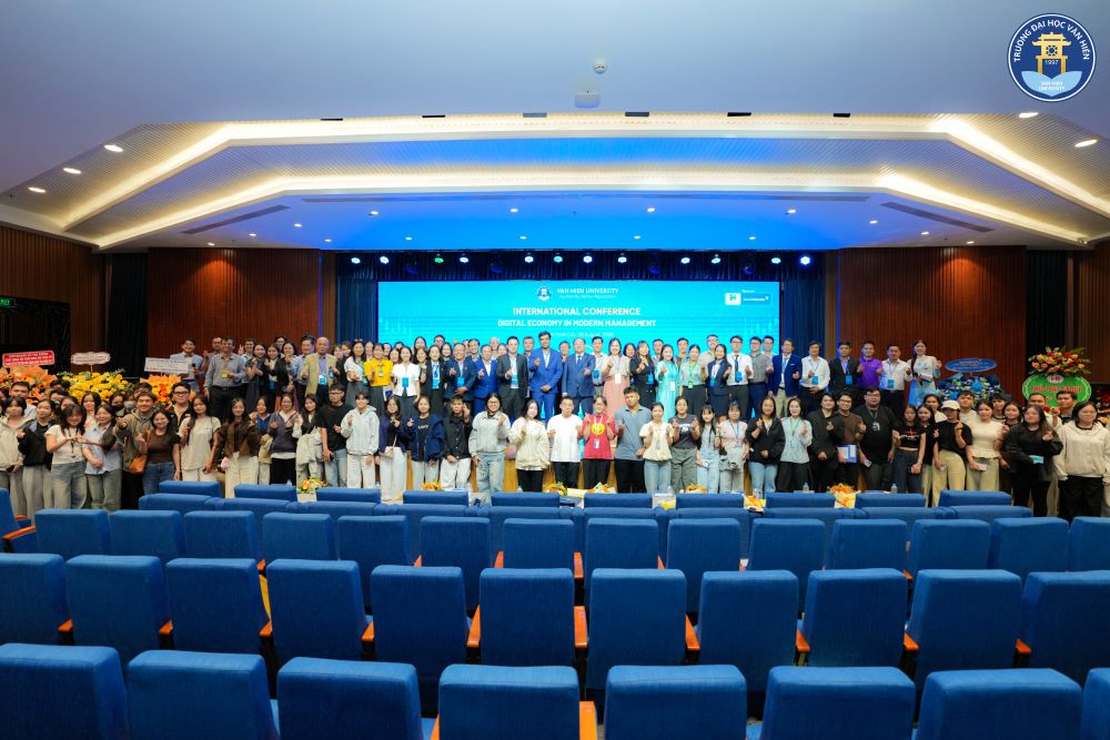 Hội thảo khoa học quốc tế: “Kinh tế số trong bối cảnh quản trị hiện đại tại Trường Đại học Văn Hiến